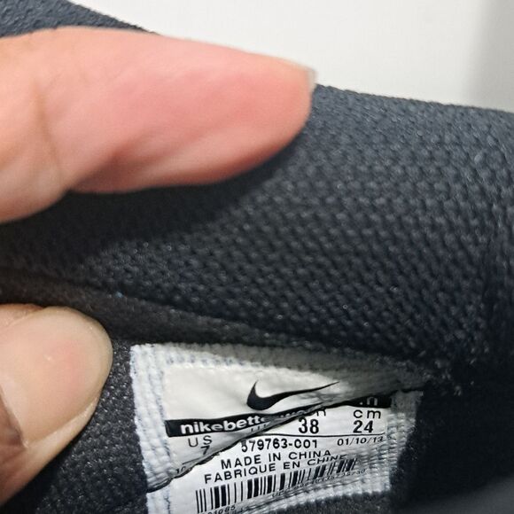 Nike Dunk Sky High Essential Team Red Y Wedge Y2K Lace Up Sneaker Sz 7 Black - Picture 4 of 13